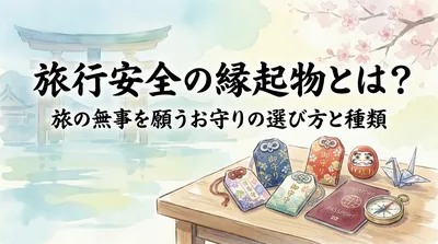 旅行安全の縁起物とは？旅の無事を願うお守りの選び方と種類