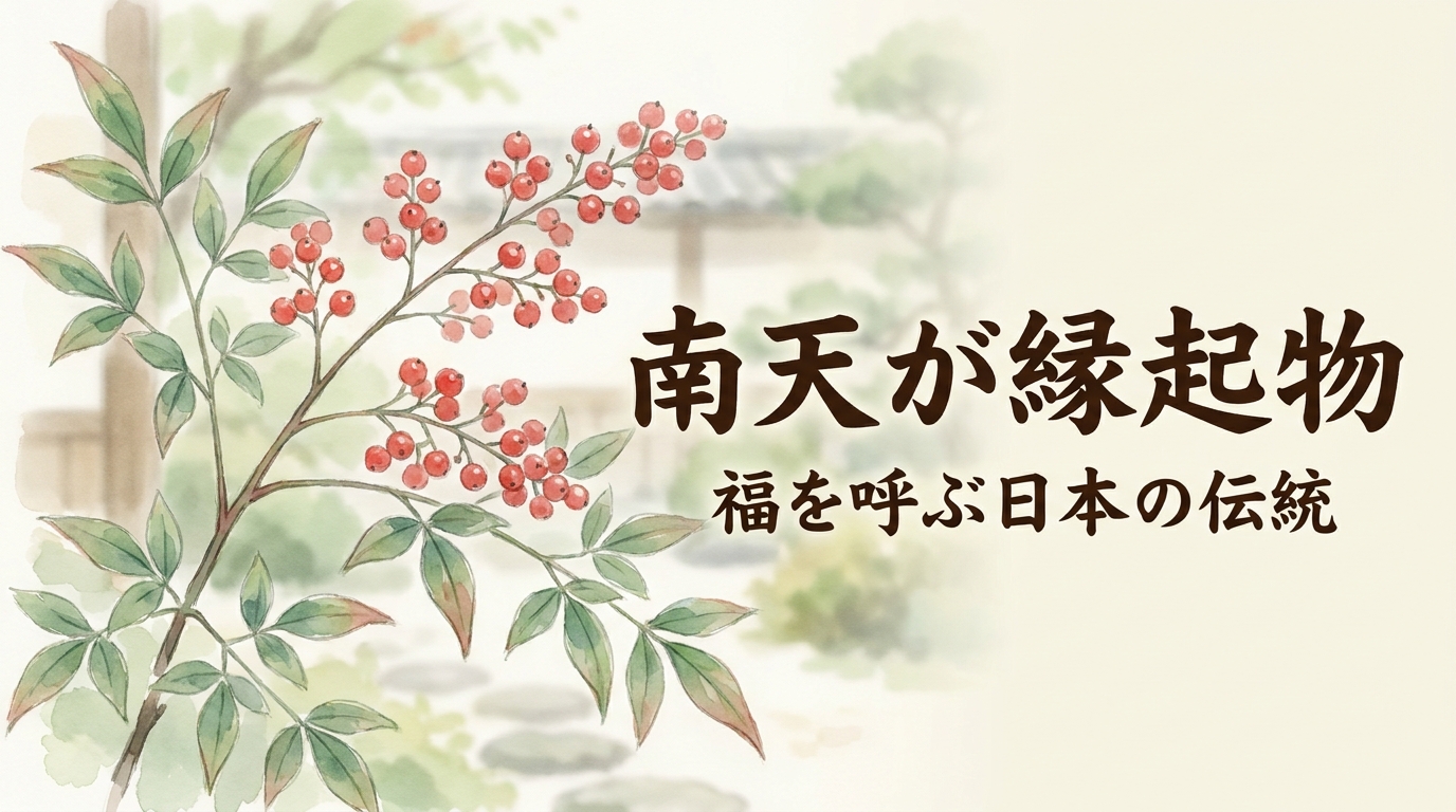 南天が縁起物の理由とは？厄除けの由来や現代の飾り方をやさしく解説