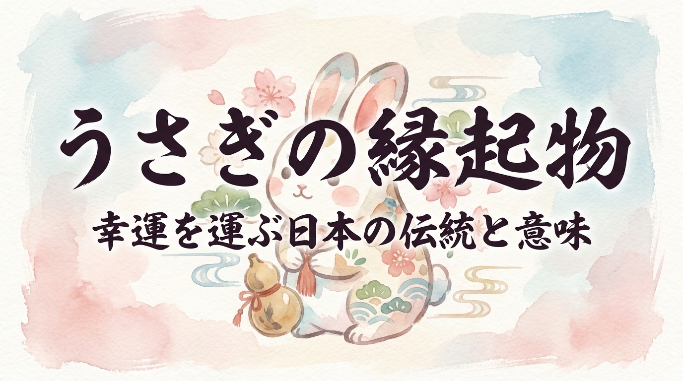 うさぎの縁起物の意味とは?飛躍や幸運を招く理由と選び方